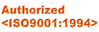 Authorized
<ISO9001:1994>

